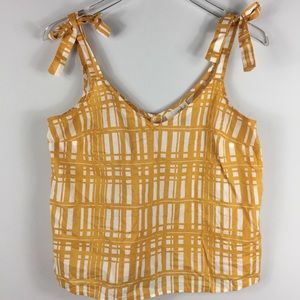 Universal Thread tank top with shoulder bow ties
